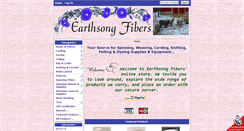 Desktop Screenshot of earthsongfibers.com